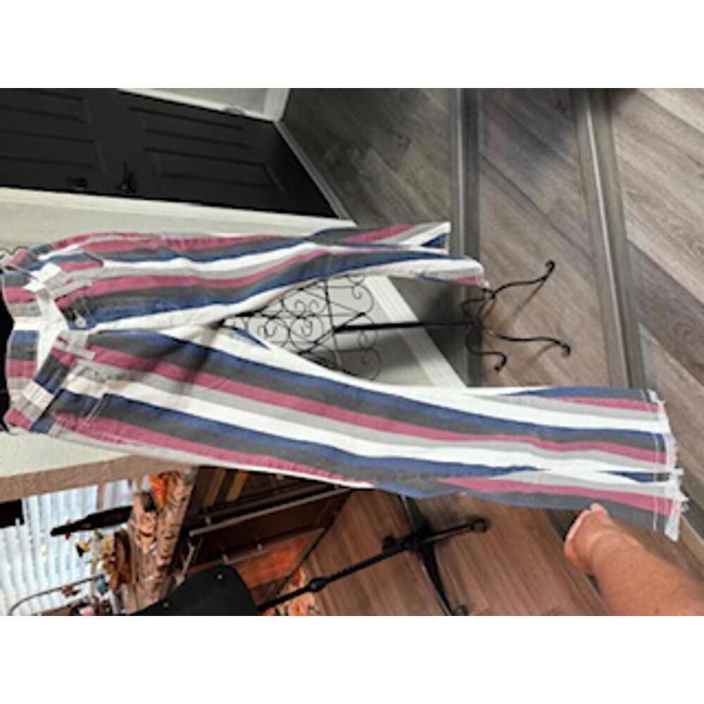 Hippie Bell Bottom Stripe Denims Size L